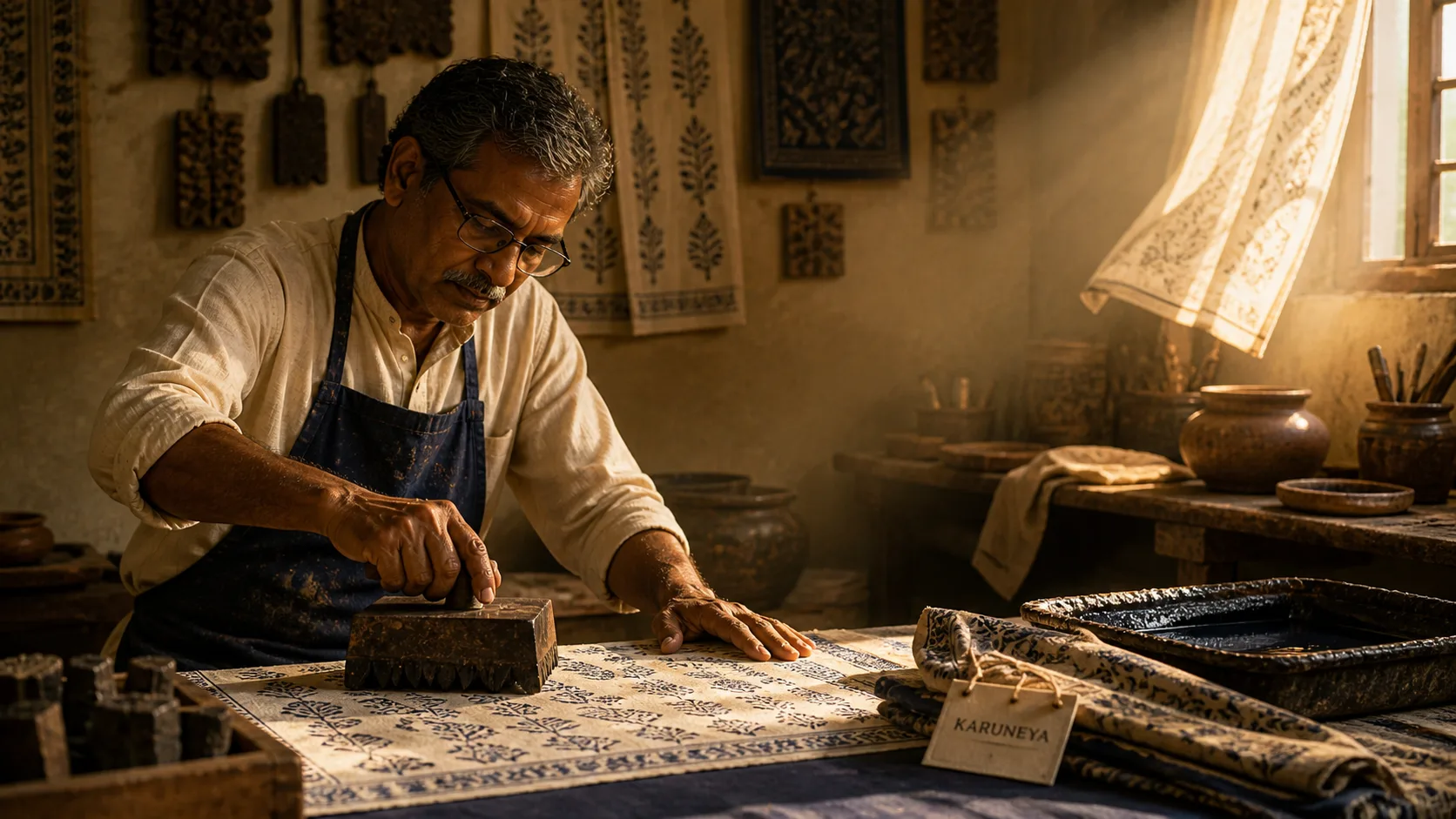 Vishnu Kambli — Lac-turned wood lacquerware