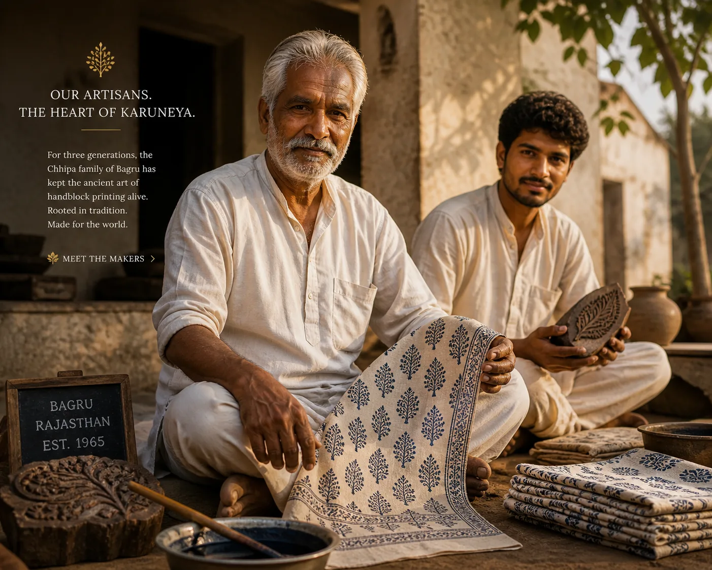 Jasodaben Bhanji — Mirror-work embroidery & kantha stitch